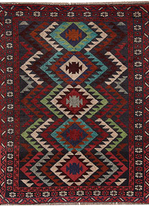 Multi Colored Baluchi 4' x 5' 7 - No. 63996