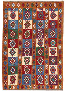 Sandy Brown Baluchi 4' 1 x 5' 9 - No. 63998