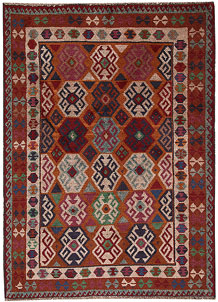 Multi Colored Baluchi 4' 3 x 5' 9 - No. 64002