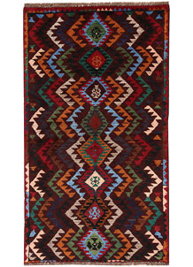 Multi Colored Baluchi 3' 7 x 6' 2 - No. 64004