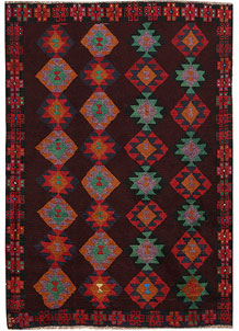 Maroon Baluchi 4' x 5' 9 - No. 64027