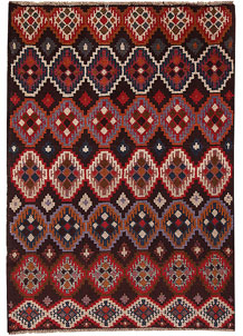 Multi Colored Baluchi 4' 2 x 5' 10 - No. 64037