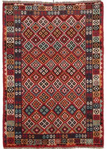 Firebrick Baluchi 4' 1 x 5' 9 - No. 64042