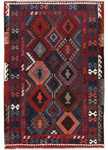 Dark Blue Baluchi 4' 1 x 5' 10 - No. 64048