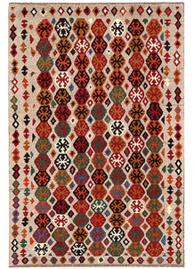 Blanched Almond Baluchi 3' 11 x 5' 10 - SKU 64051