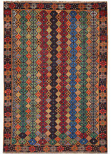 Dark Orange Baluchi 4' 2 x 6' 3 - No. 64059