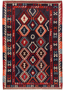 Dark Blue Baluchi 4' x 5' 10 - No. 64064