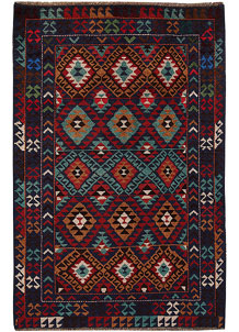 Dark Blue Baluchi 3' 10 x 5' 9 - No. 64071