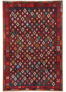 Firebrick Baluchi 4' x 5' 10 - No. 64076