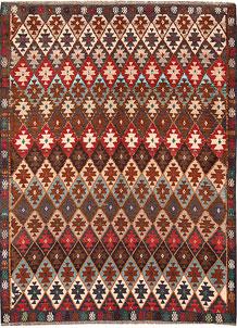 Multi Colored Baluchi 4' 2 x 5' 7 - No. 64081