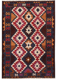 Dark Blue Baluchi 4' 1 x 5' 10 - No. 64089