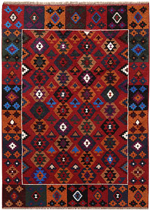 Firebrick Baluchi 3' 10 x 5' 3 - No. 64095