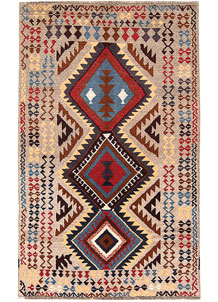 Tan Baluchi 3' 7 x 5' 10 - SKU 64103