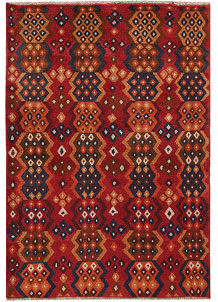 Firebrick Baluchi 4' 2 x 5' 11 - SKU 64108