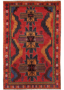 Firebrick Baluchi 4' x 6' 2 - No. 64117