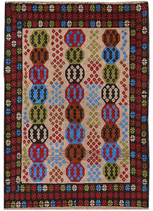 Tan Baluchi 4' 1 x 5' 9 - No. 64123