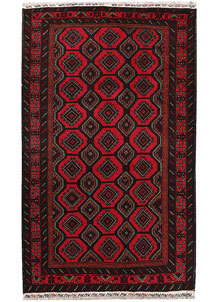 Multi Colored Baluchi 3' 8 x 6' 2 - No. 64133