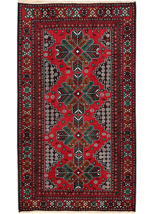 Firebrick Baluchi 3' 6 x 6' 2 - SKU 64141