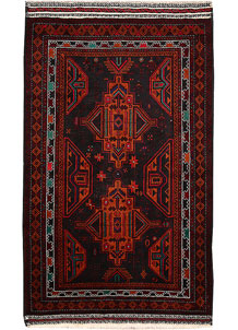 Multi Colored Baluchi 4' 2 x 6' 11 - No. 64142