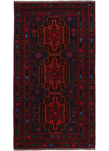 Dark Blue Baluchi 3' 10 x 6' 5 - SKU 64147