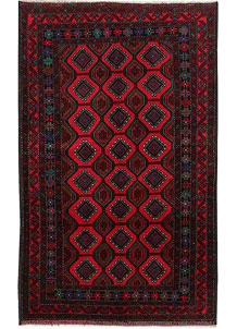 Multi Colored Baluchi 3' 7 x 6' - SKU 64149