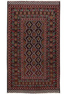 Saddle Brown Baluchi 4' x 6' 9 - No. 64156