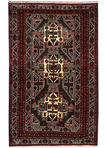 Multi Colored Baluchi 3' 8 x 6' 1 - No. 64159