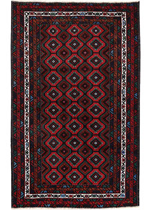 Multi Colored Baluchi 4' x 6' 4 - No. 64171