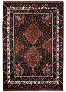 Black Baluchi 4' 6 x 6' 1 - No. 64172