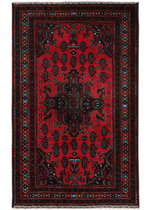 Multi Colored Baluchi 3' 10 x 6' 2 - No. 64185