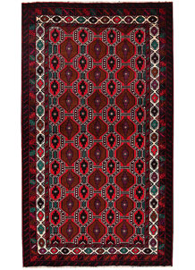 Firebrick Baluchi 3' 10 x 6' 7 - SKU 64191