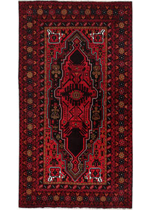 Firebrick Baluchi 3' 9 x 6' 11 - No. 64193