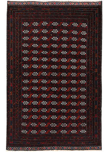 Saddle Brown Baluchi 4' 2 x 6' 1 - No. 64204