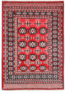 Coral Baluchi 4' 1 x 5' 10 - No. 64206