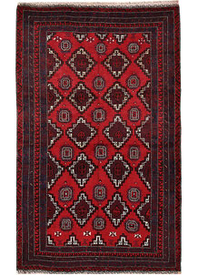 Firebrick Baluchi 4' 1 x 6' 7 - No. 64209