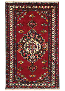 Firebrick Baluchi 3' 9 x 5' 11 - SKU 64239