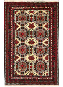 Blanched Almond Baluchi 3' 11 x 5' 10 - SKU 64240