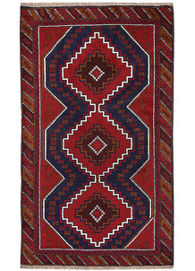 Multi Colored Baluchi 3' 6 x 6' 1 - No. 64250