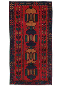Firebrick Baluchi 3' 4 x 6' 7 - No. 64254