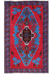 Red Baluchi 3' 11 x 6' 5 - No. 64255