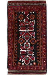 Black Baluchi 3' 5 x 6' 3 - No. 64258