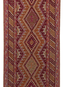 Multi Colored Mashwani 2' 7 x 11' 10 - No. 64273