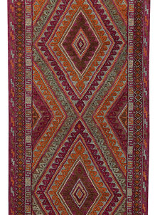 Multi Colored Mashwani 2' 8 x 12' 8 - SKU 64279