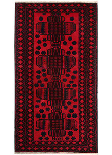 Red Baluchi 3' 5 x 6' 3 - No. 64290