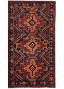 Light Slate Grey Baluchi 3' 3 x 5' 11 - SKU 64308
