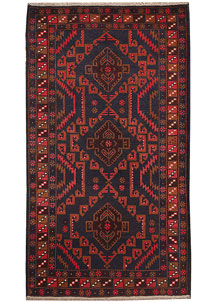 Light Slate Grey Baluchi 3' 7 x 6' 4 - SKU 64315