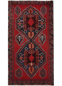 Firebrick Baluchi 3' 5 x 6' 4 - SKU 64316