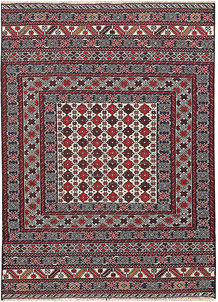 Multi Colored Mashwani 3' 8 x 5' 2 - No. 64359