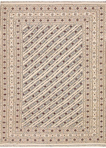 Blanched Almond Mashwani 4' 7 x 5' 10 - No. 64364