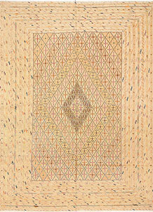 Peach Puff Mashwani 6' 8 x 8' 11 - No. 64417